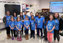 Elementary students take on Olympic challenge