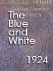 1924 Blue and White